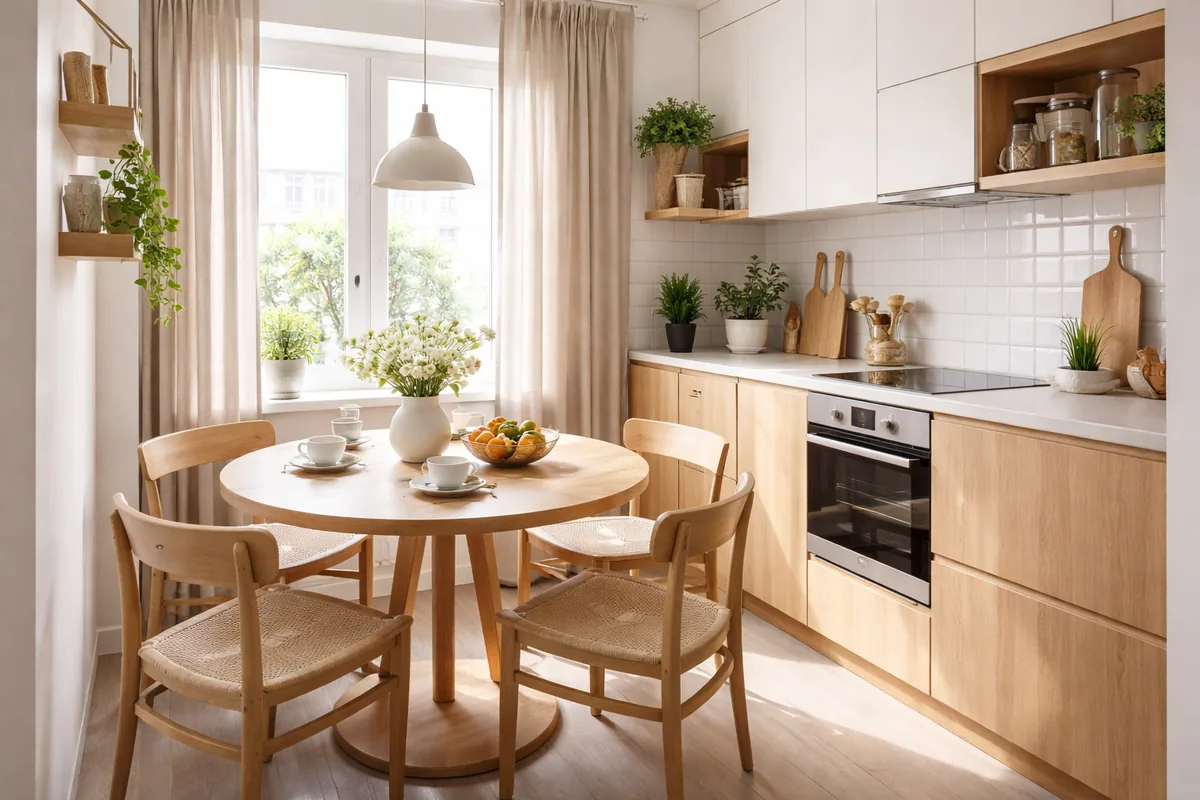 Comment aménager un coin repas dans une cuisine de 10 m²