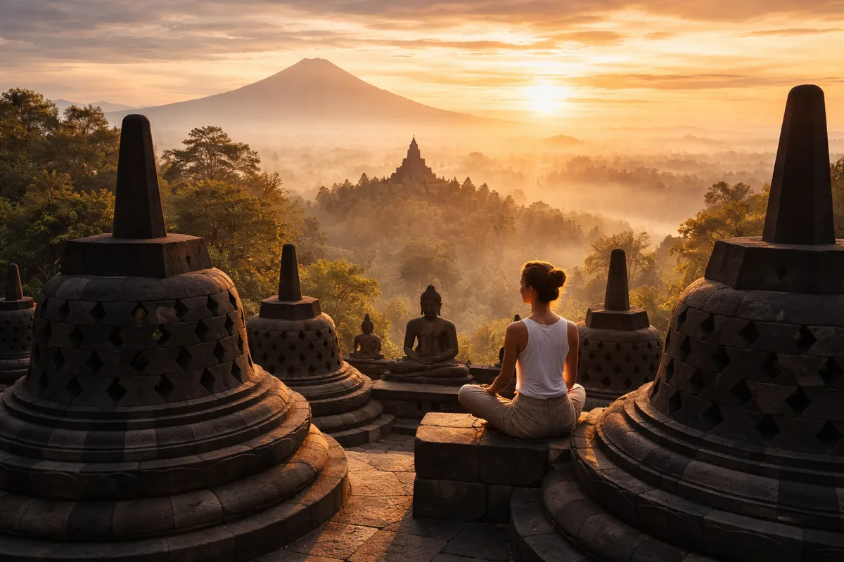 Comment Borobudur influence le voyage spirituel en Asie