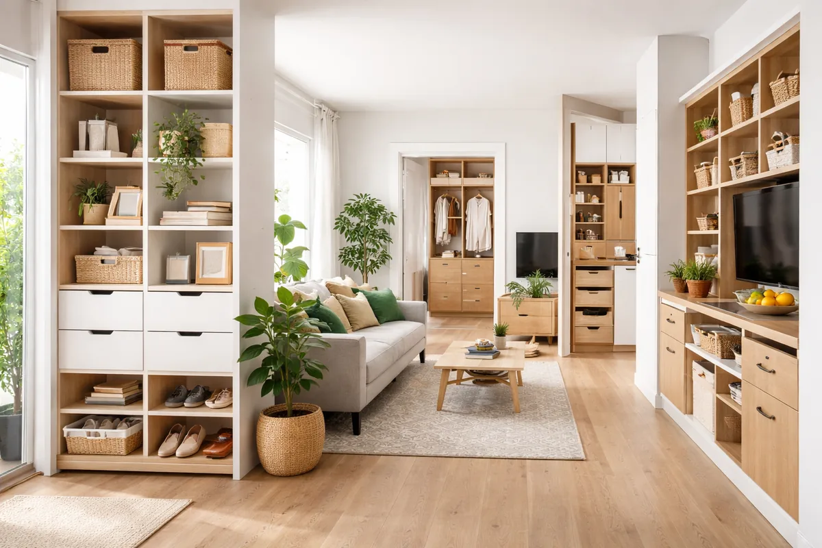Comment aménager sa maison avec des solutions de rangement adaptées à chaque pièce